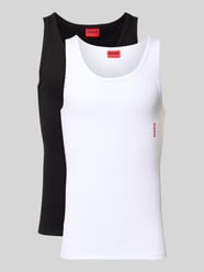 Tanktop met labelprint in een set van 2 stuks van HUGO - 4