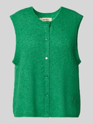 Mouwloos vest van wolmix met ronde hals van MOS MOSH - 44
