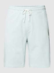 Sweatshorts mit Galonstreifen von Guess Activewear Türkis - 41