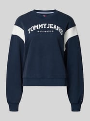 Boxy Fit Sweatshirt aus Baumwoll-Mix Modell 'VARSITY CREW' von Tommy Jeans - 22