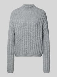 Relaxed Fit Strickpullover aus Baumwoll-Mix mit Woll-Anteil Modell 'SAFINEYNY' von HUGO - 11