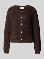 kardigan rozpinany o kroju regular fit z mieszanki bawełny od ROBE LÉGÈRE - 7
