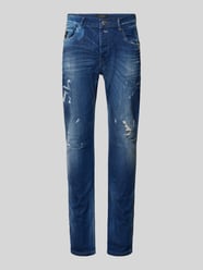 Slim Fit Jeans im 5-Pocket-Design Modell 'Noel' von ELIAS RUMELIS Blau - 22