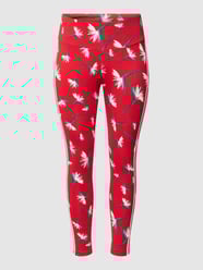 PLUS SIZE Leggings mit labeltypischen Galonstreifen von Adidas Originals Plus Rot - 48