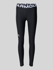 Legginsy dopasowane z nadrukiem z logo od Under Armour - 43