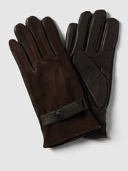 Handschuhe in Leder-Optik Modell 'VELOURS' von JOOP! Collection Braun - 13