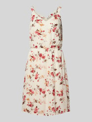 Knielanges Kleid mit Allover-Print Modell 'KARMEN' von Only Beige - 31
