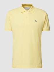 Poloshirt mit Label-Stitching von Lacoste Gelb - 32