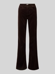 Flared corduroy broek met 5-pocketmodel, model 'PARIS' van Cambio - 36