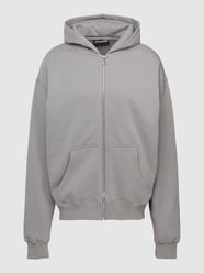 Oversized Sweatjacke mit Label-Detail von Pegador Grau - 34