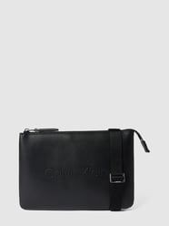 Umhängetasche mit Label-Applikation von CK Calvin Klein Schwarz - 7