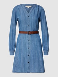 Jeansjurk met tailleriem van MICHAEL Michael Kors Blauw / turquoise - 31