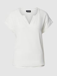 Blusenshirt mit V-Ausschnitt von Taifun Weiß - 38