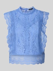 slim fit blousetop met katoen, viscose en lyocell model 'KARO' van ONLY - 41