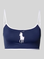 Góra bikini z haftowanym logo od Polo Ralph Lauren - 15