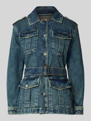 Kurtka jeansowa z mieszanki bawełny z wykładanym kołnierzem model ‘Kufrell’ od Lauren Ralph Lauren - 40