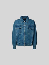 Jeansjacke mit Reißverschluss von VETEMENTS - 44