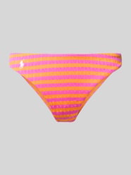 Figi bikini z nadrukiem na całej powierzchni model 'CABLESTRIPE' od Polo Ralph Lauren - 27