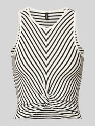 Top o kroju slim fit w stylu kopertowym model ‘SANDY’ od Only - 15