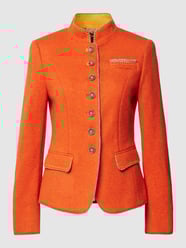Blazer met contrastgarnering van White Label Oranje - 15