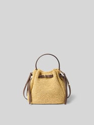 Torebka typu bucket bag z łyka od Tory Burch - 10