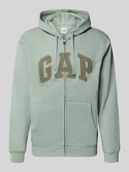 Bluza rozpinana z logo i kieszenią kangurka od GAP - 10
