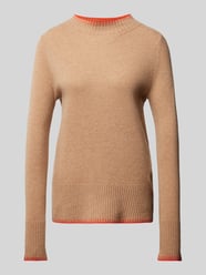 Wollpullover mit Stehkragen von Christian Berg Woman Braun - 33