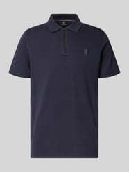 Regular fit poloshirt met logodetail van Lerros - 4