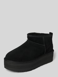 Boots van leer met plateauzool, model 'CLASSIC ULTRA MINI' van UGG - 3