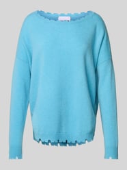 Oversized Strickpullover mit gerippten Abschlüssen Modell 'MELA' von Kujten - 25