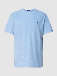 T-shirt z pluszu od Polo Ralph Lauren Niebieski - 40