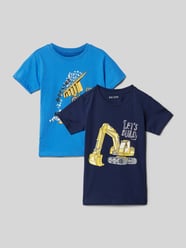 T-Shirt mit Rundhalsausschnitt im 2er-Pack von Blue Seven - 4