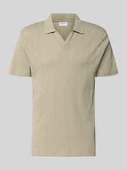 Regular Fit Poloshirt in Jaquard-Strick von Lindbergh - 27
