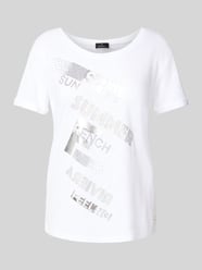 T-shirt met statementprints van monari - 22