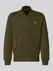 Regular fit sweatjack met logostitching, model 'Double' van Polo Ralph Lauren - 30