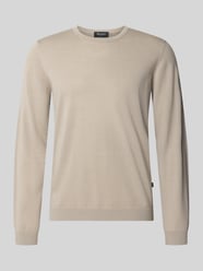 Strickpullover aus Schurwolle mit Rundhalsausschnitt von MAERZ Muenchen - 26