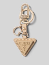 Sleutelhanger met logodetail model 'Gilda' van GUESS Beige - 25