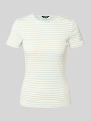 T-Shirt mit geripptem Rundhalsausschnitt von Lauren Ralph Lauren - 13