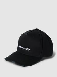 Basecap mit Label-Stitching Modell 'REO' von Pegador Schwarz - 16