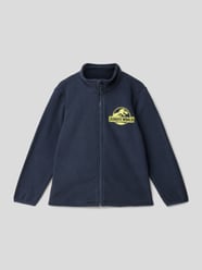 Fleecejack met Jurassic World®-stitching van Name It Blauw - 28