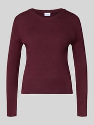 Shirt met lange mouwen in gebreide look, model 'Vicomfy' van VILA - 9