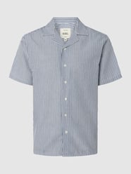 Regular fit vrijetijdsoverhemd van seersucker, model 'Jonas' van Redefined Rebel Grijs / zwart - 47