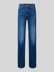 Jeansy o kroju slim fit bootcut z mieszanki bawełny model 'WILLA' od Pepe Jeans - 7