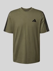 T-Shirt mit Label-Stitching und Rundhalsausschnitt von adidas Sportswear - 4