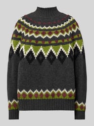 Strickpullover mit Stehkragen Modell 'ORARIO' von Weekend Max Mara Grau - 7