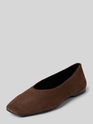 Balerina ze skóry welurowej model 'DELIA' od Vagabond - 28