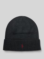 Beanie van wol met labelstitching van Polo Ralph Lauren - 9