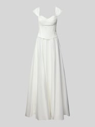 Brautkleid aus Satin mit Drapierungen von LUXUAR FASHION - 22