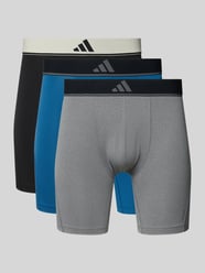 Trunks in een set van 3 met elastische band met logo van adidas Sportswear - 14