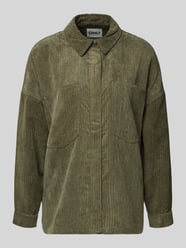 Loose fit overhemdblouse met borstzakken, model 'JANINE-RAI' van Only - 16